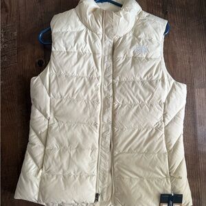 Cream Puffer Vest